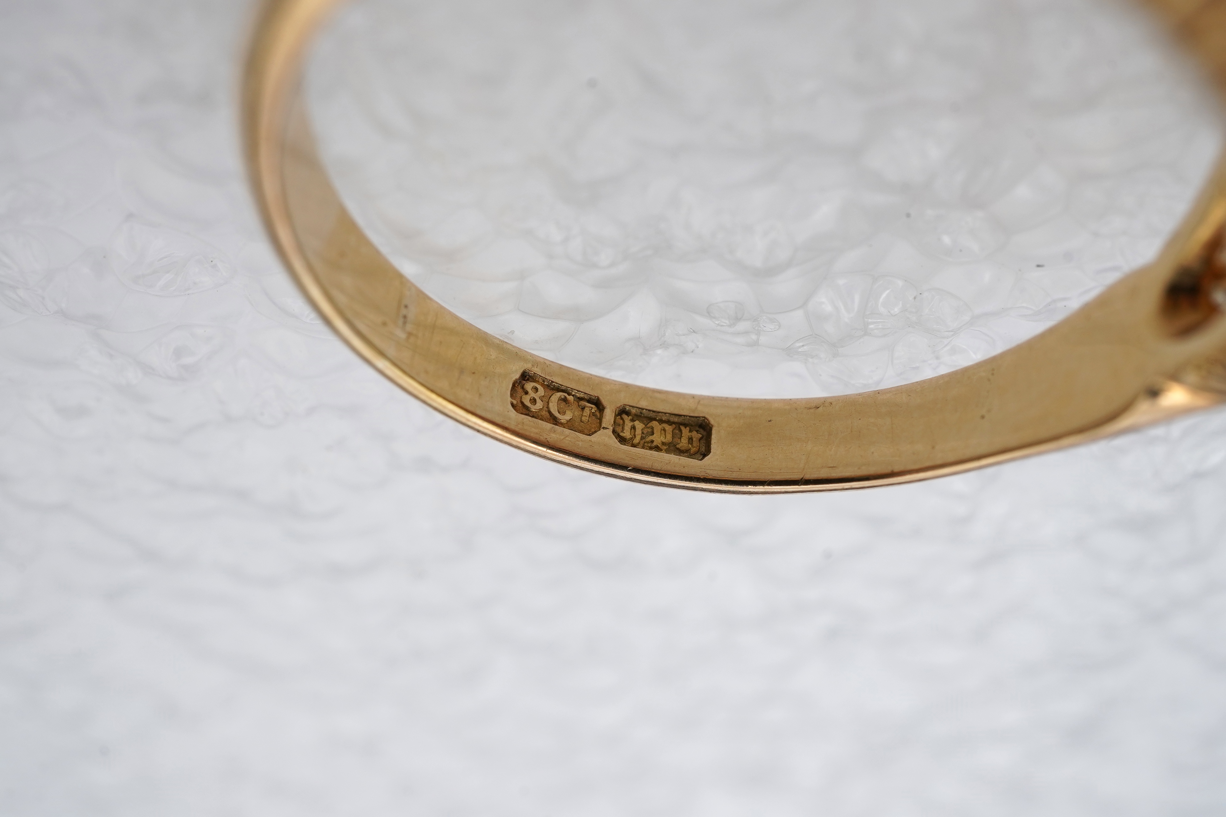 A synthetic ruby and diamond ring, early 20th century